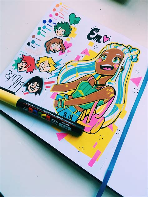 Posca Pens Marker Art Cute Art Cartoon Art Styles