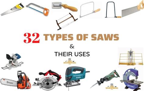 32 Types Of Saws And Their Uses With Pictures Start Woodworking Now