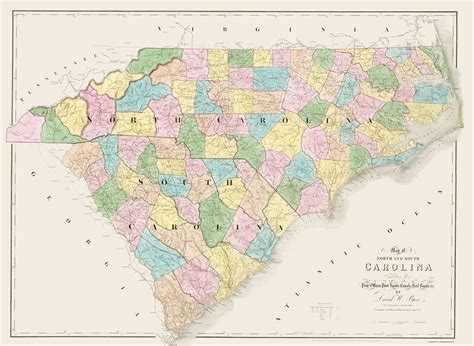 Map Of Nc And Sc Maps Catalog Online