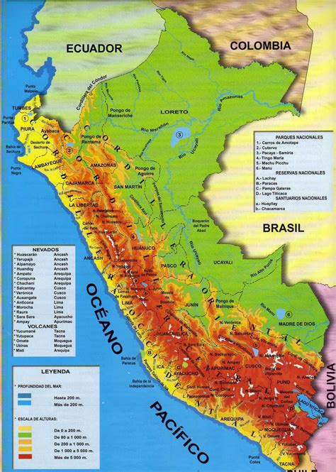 Perú Mapa Político