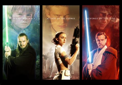 Prequel Trilogy Posters I made : StarWars
