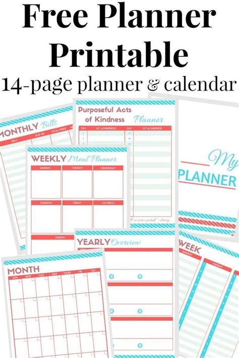 Free Planning Printables Planner Printables Free Free Planner