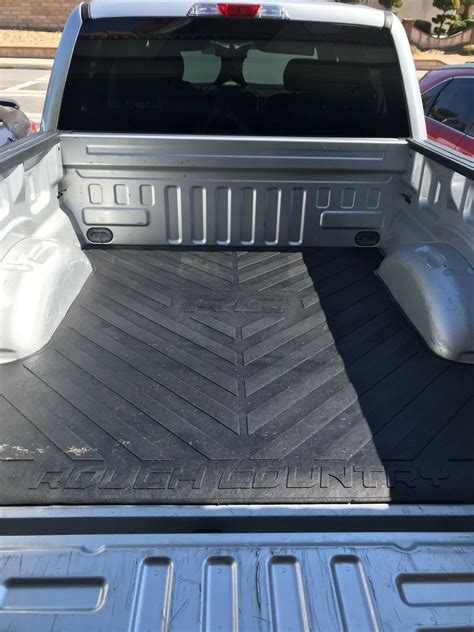 Rough Country Rubber Bed Mat Fits 2015 2020 Ford F150 55 Ft Bed Ebay