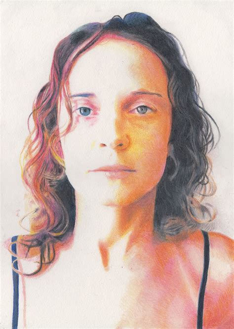 Portrait Of My Wife Colored Pencils Imgur