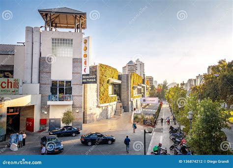 Parque Arauco Shopping Mall Santiago Chile Editorial Photography