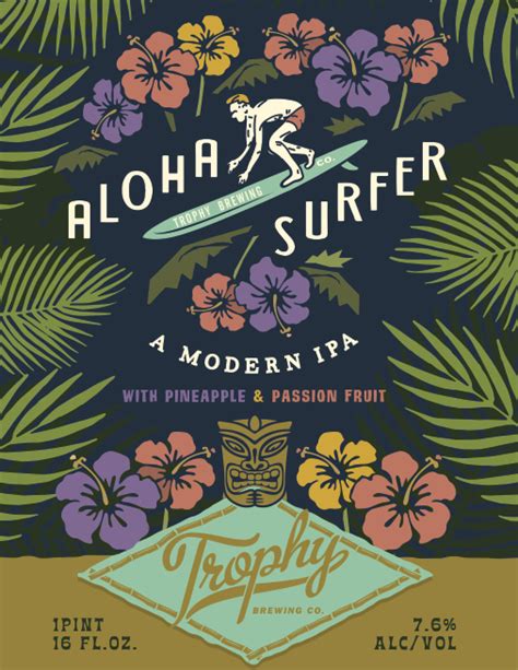 Aloha Surfer Trophy Brewing Company Untappd