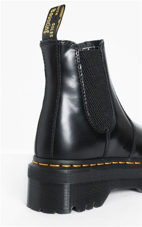Dr Martens 2976 Quad Chelsea Boots In Black Showpo