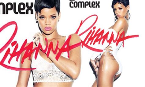rihanna bares acres of flesh for complex magazine daily mail online
