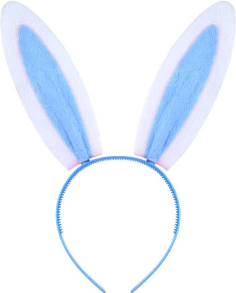 Blue Bunny Ears Headband Etsy