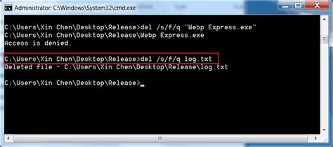 Force Delete Files Or Folder By Cmd In Windows 1087