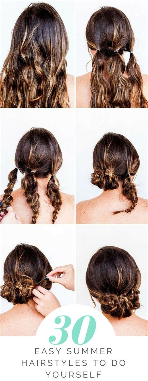 30 Easy Summer Hairstyles To Do Yourself Summer Ideas