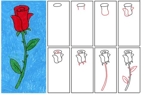 Https://techalive.net/draw/how To Draw A Easy Rose