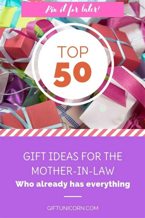 Whether it's for mother's day, a birthday, or the holiday season, there's one person that always might seem difficult to shop for: 50 Gift Ideas for the Mother-In-Law Who Has Everything ...