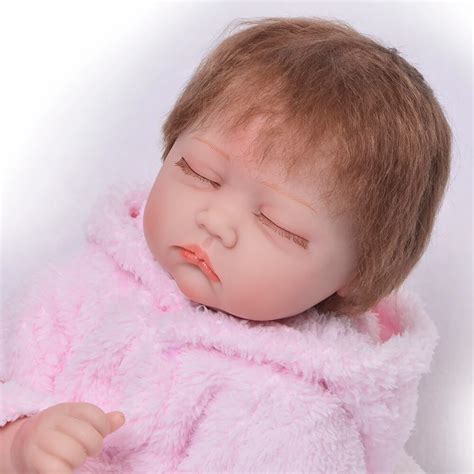 Bebe Dolls Reborn Baby Sleeping 22inch 55cm Soft Body Silicone Reborn