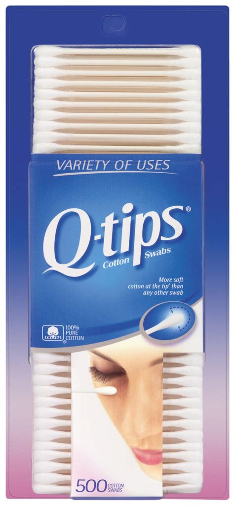 Amazon Q Tips Cotton Swabs 500 Count Pack Of 4 Just 1136