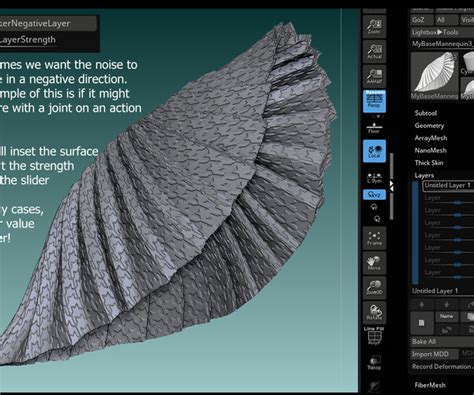 Artstation Detail Helper Quickly Manage Zbrush Layers With Details