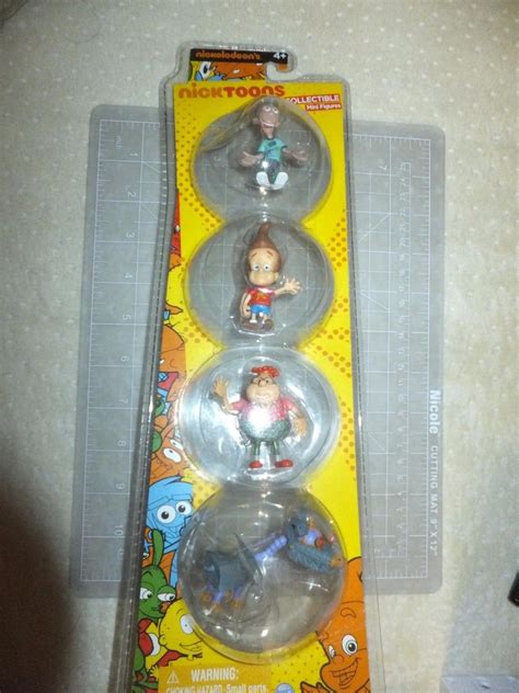 Nickelodeon S Nicktoons Collectible Mini Figures Jimmy Neutron 4 Pack New 1915318042