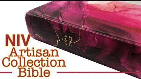 Niv Artisan Collection Bible Review Pink Cloth Over Board Youtube