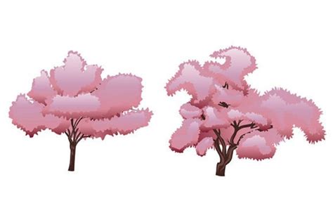 Cartoon Sakura Tree Graphic By Annartshock · Creative Fabrica