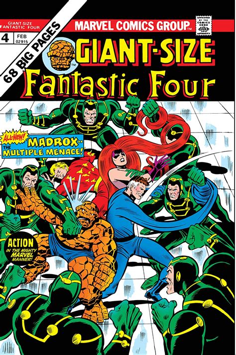 Giant Size Fantastic Four Vol 1 4 Marvel Database Fandom