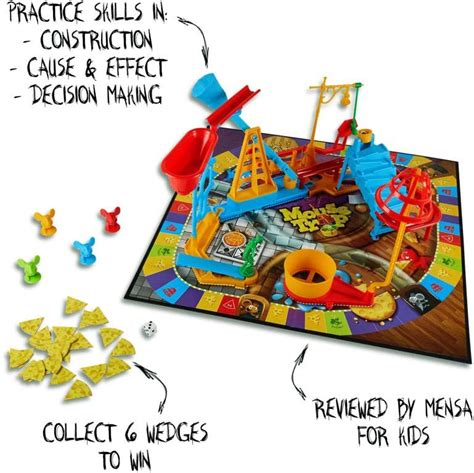 Hasbro Gaming Mouse Trap Board Game For Kids Ages 6 And Up Classic
