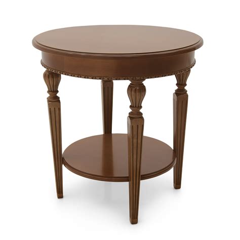 Classic Style Wooden Round Small Table Sinone Sevensedie