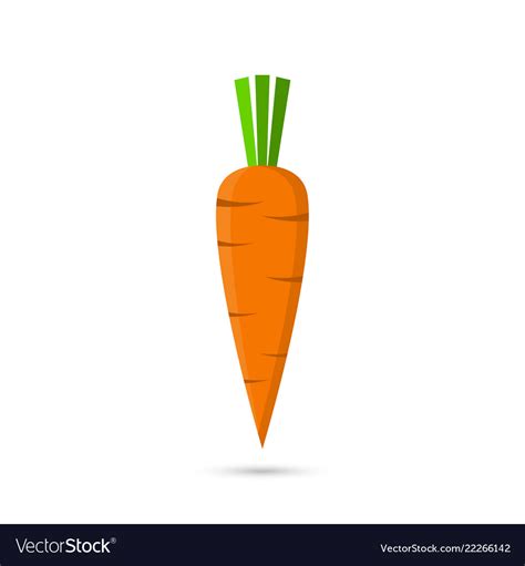 Icon Carrots Royalty Free Vector Image Vectorstock