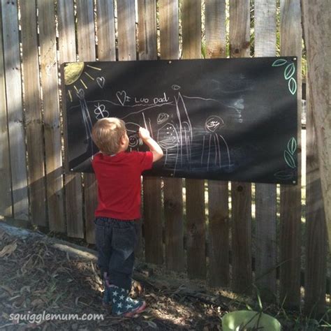 Outdoor Play Blackboard Chalk Board Outdoor Chalkboard Outdoor Fun