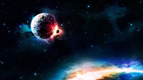Fondos De Pantalla 2560x1440 Planetas Nebulosa En El Espacio Desastres