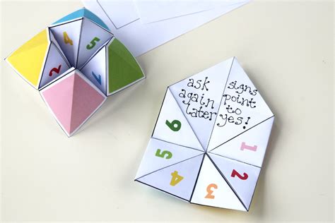 Origami Fortune Teller Free Printable — Gathering Beauty Free