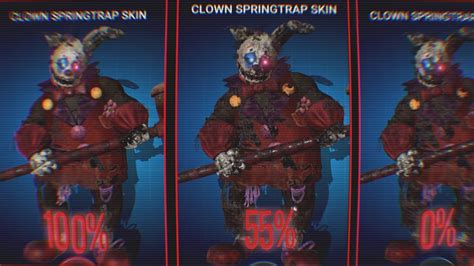 Clown Springtrap Condition Cycle 100 0 Youtube
