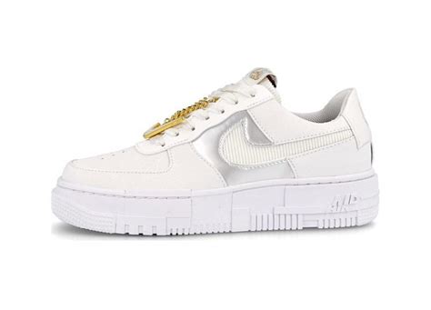 Air Force 1 Pixel Jewel Beige White - Sneakers Addcts