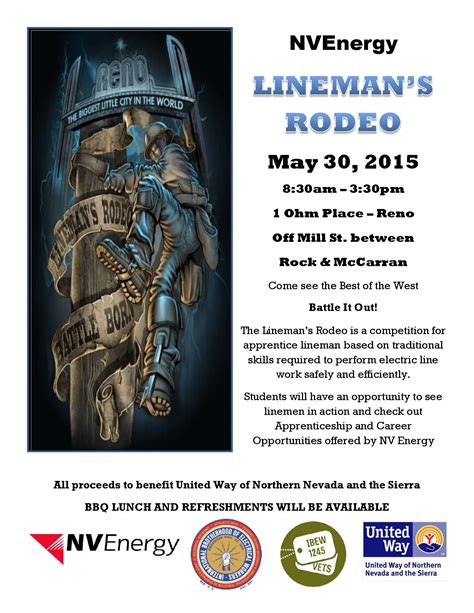 NV Energy Lineman's Rodeo to be Held May 30