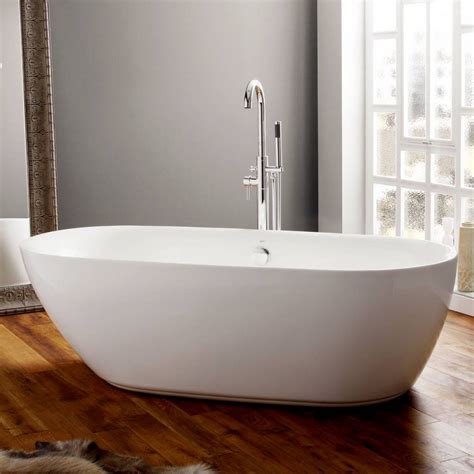 April Cayton Modern Freestanding Oval Bath Uk Bathrooms