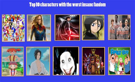 Top 10 Characters With The Worst Fandoms Updated By Dark Kunoichi92