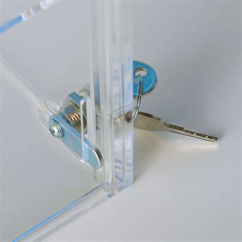 Locking Display Case With 2 Shelves Choice Acrylic Displays