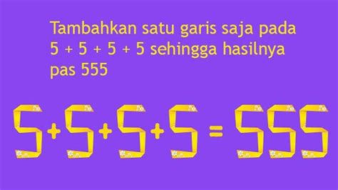 Teka Teki Matematika Dan Penjelasannya
