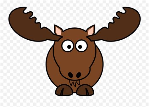 Deer Mammal Moose Cartoon Moose Emojicut And Paste Emoji Free