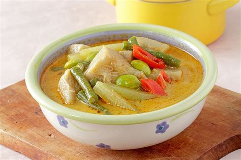 Resep sayur lodeh betawi, tambah sayap. Resep Sayur Nangka Muda Pedas Tanpa Santan Spesial.