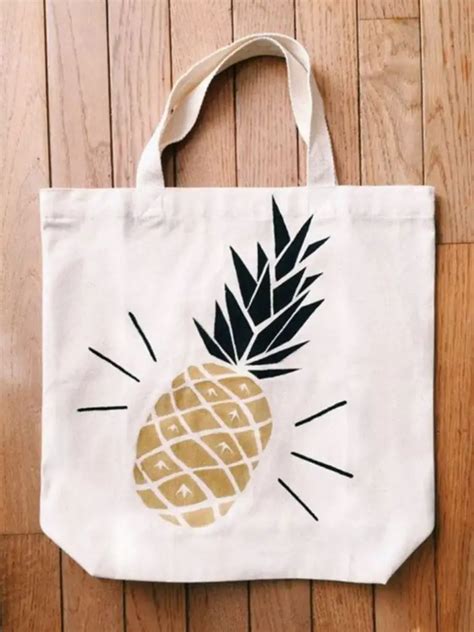 Design Your Own Tote Bags With Stencils Craft Projects For Every Fan