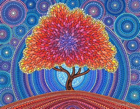 Elspeth Mclean Aboriginal Dot Painting Dot Art Painting Mandala