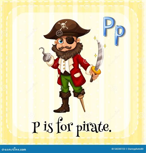 Pirate Stock Vector Illustration Of Male Children Alphabet 54330723