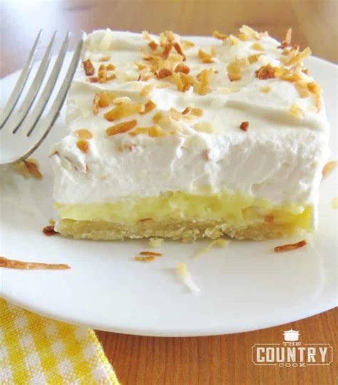 For diabetics, coconut sugar can be an extremely good substitute for most other sugar products because of its 3 major benefits this score rates coconut sugars as low gi food which make it an attractive option for those with diabetes. Coconut Cream Pie Bars - The Country Cook