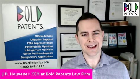 I LOVE Patents Bold Today Show W J D Houvener Owner Of Bold Patents Law Firm YouTube