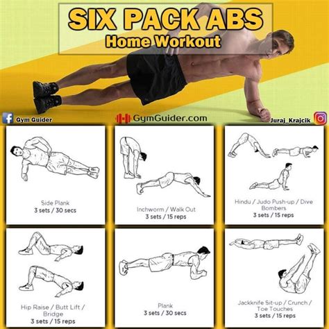 Pin By Lucas Washington On Workout Routines Six Pack Abs Workout No