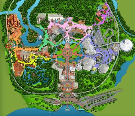 Map Animation Theme Park Stewart Hart