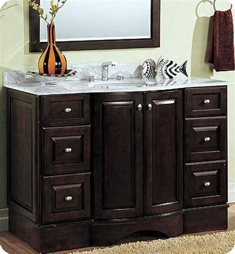 In need of a bathroom vanity? Fairmont Designs Town & Country 48" Transitional Curved ...