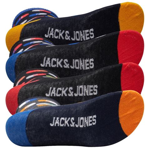 Buy JACK AND JONES Boys Finn Four Pack Socks Black