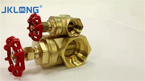6 Inch High Pressure Hydraulic Brass Gate Valve With Handle Copper