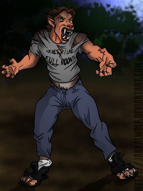 Yup, first was a werewolf,. Werewolf Transformation for W0lfB0y by Jakkal - Transfur
